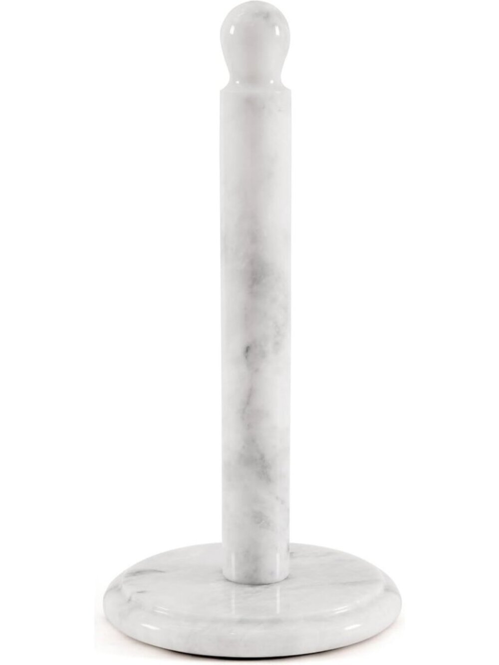 Stylish Marble Paper Towel Holder - 12.5" Countertop Kitchen Towel Dispenser